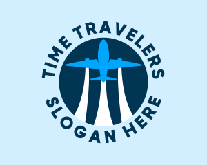 Airline Travel Agency logo design