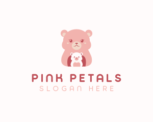 Mommy Baby Bear logo design