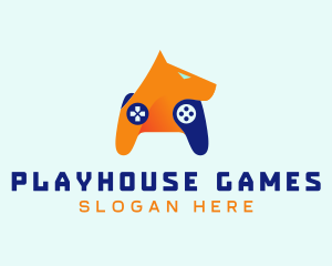 Hound Game Controller logo design