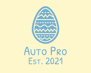 Decorated Blue Egg  logo