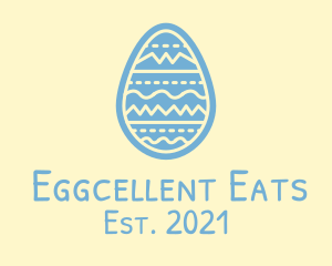 Decorated Blue Egg  logo