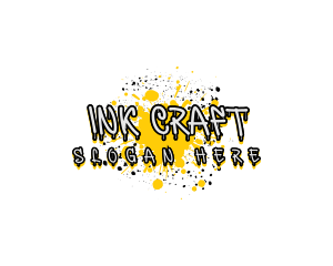 Urban Splatter Ink logo design