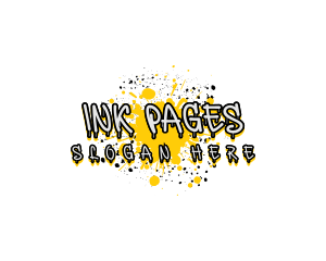 Urban Splatter Ink logo design