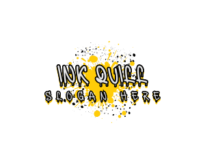 Urban Splatter Ink logo design