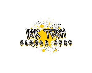 Urban Splatter Ink logo design