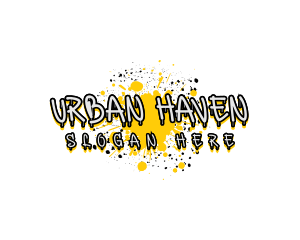 Urban Splatter Ink logo design