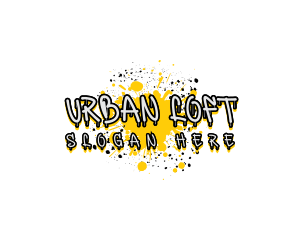 Urban Splatter Ink logo design