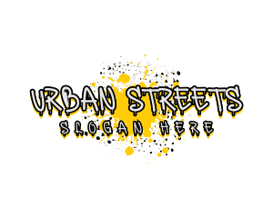 Urban Splatter Ink logo design