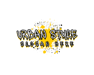 Urban Splatter Ink logo design