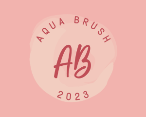 Watercolor Beauty Makeup logo design