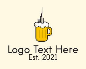 City Draught Beer  logo