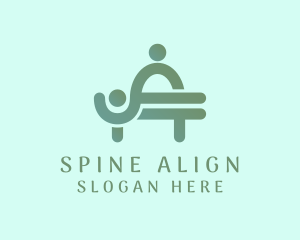 Chiropractor Massage Physiotherapist logo design