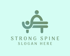 Chiropractor Massage Physiotherapist logo design