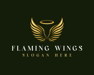 Luxury Halo Angel logo design