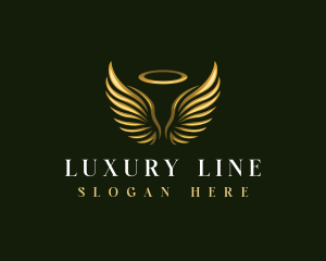 Luxury Halo Angel logo design