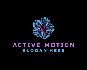 Software Motion Circuit logo design