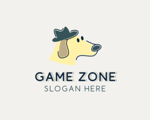 Dog Hat Cartoon Logo