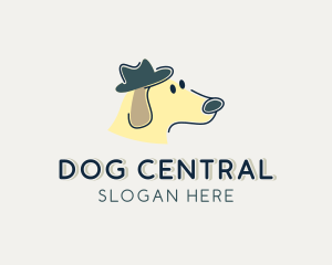 Dog Hat Cartoon logo design