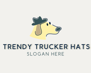 Dog Hat Cartoon logo design