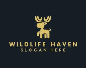 Wildlife Deer Antlers logo