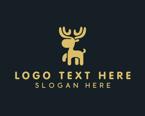 Deer logo example 2