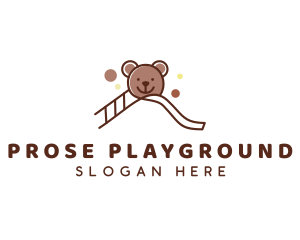 Bear Playground Daycare  logo design