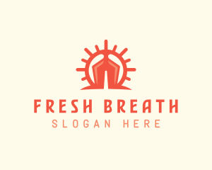 Lung Disease Healthcare logo design