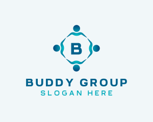 Human Social Group logo design