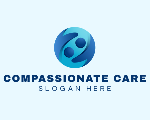 People Care Foundation logo design