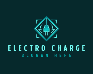 Energy Electric Plug logo design