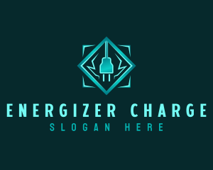 Energy Electric Plug logo design