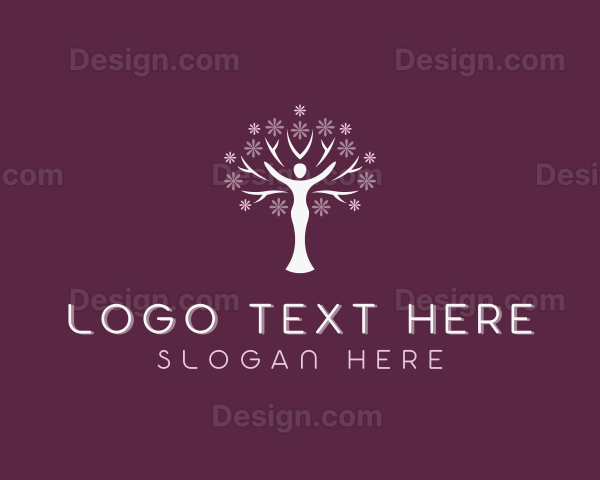 Yoga Tree Woman Logo