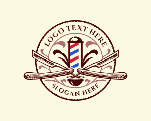 Barber Razor Groomer logo