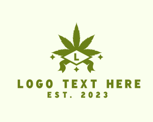 Organic Cannabis Leaf logo