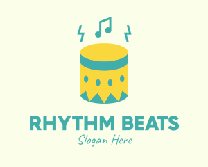 Upbeat Percussion Drum logo