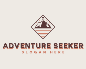 Trek Mountain Adventure logo design