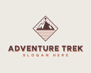 Trek Mountain Adventure logo design