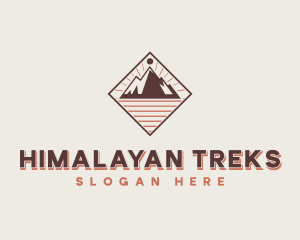 Trek Mountain Adventure logo design