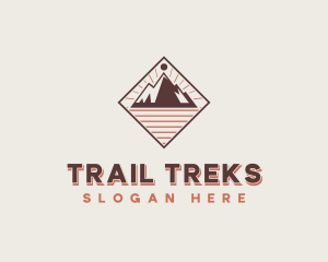 Trek Mountain Adventure logo design