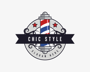 Barbershop Grooming Stylist logo