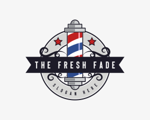 Barbershop Grooming Stylist logo design