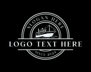 Nautical Navy Ship logo