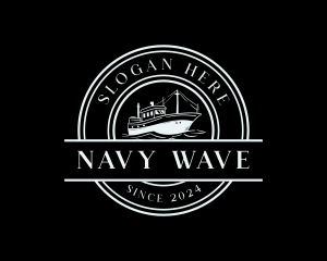 Nautical Navy Ship logo