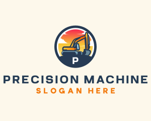 Industrial Excavation Machine logo design