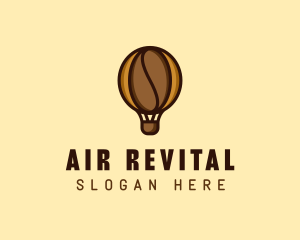 Coffee Air Balloon  logo design