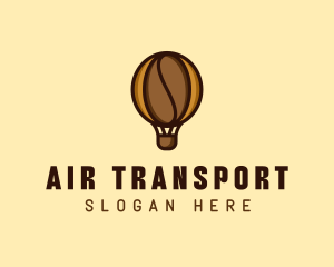 Coffee Air Balloon  logo design