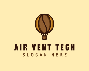 Coffee Air Balloon  logo design