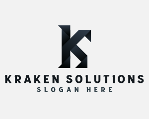 Industrial Company Letter K logo design