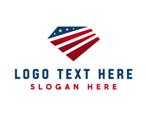 American Flag Diamond logo