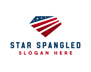 American Flag Diamond logo